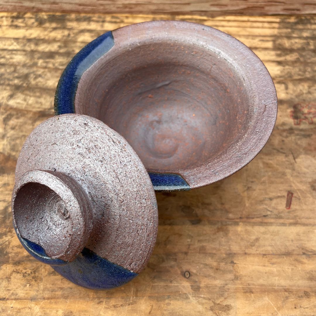 Cookie-Dipped Gaiwan—Blue, 115ml