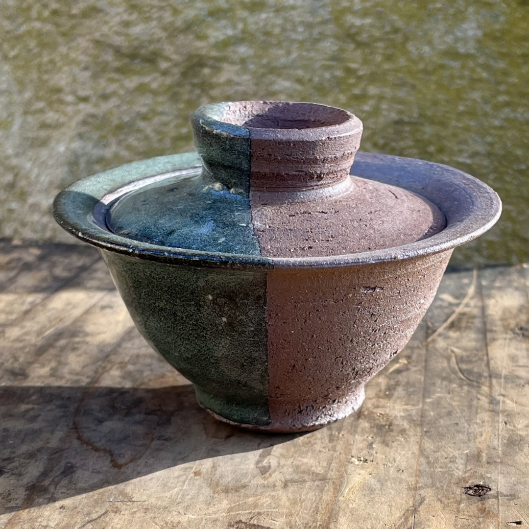 Cookie-Dipped Gaiwan—Ocean Green, 87ml
