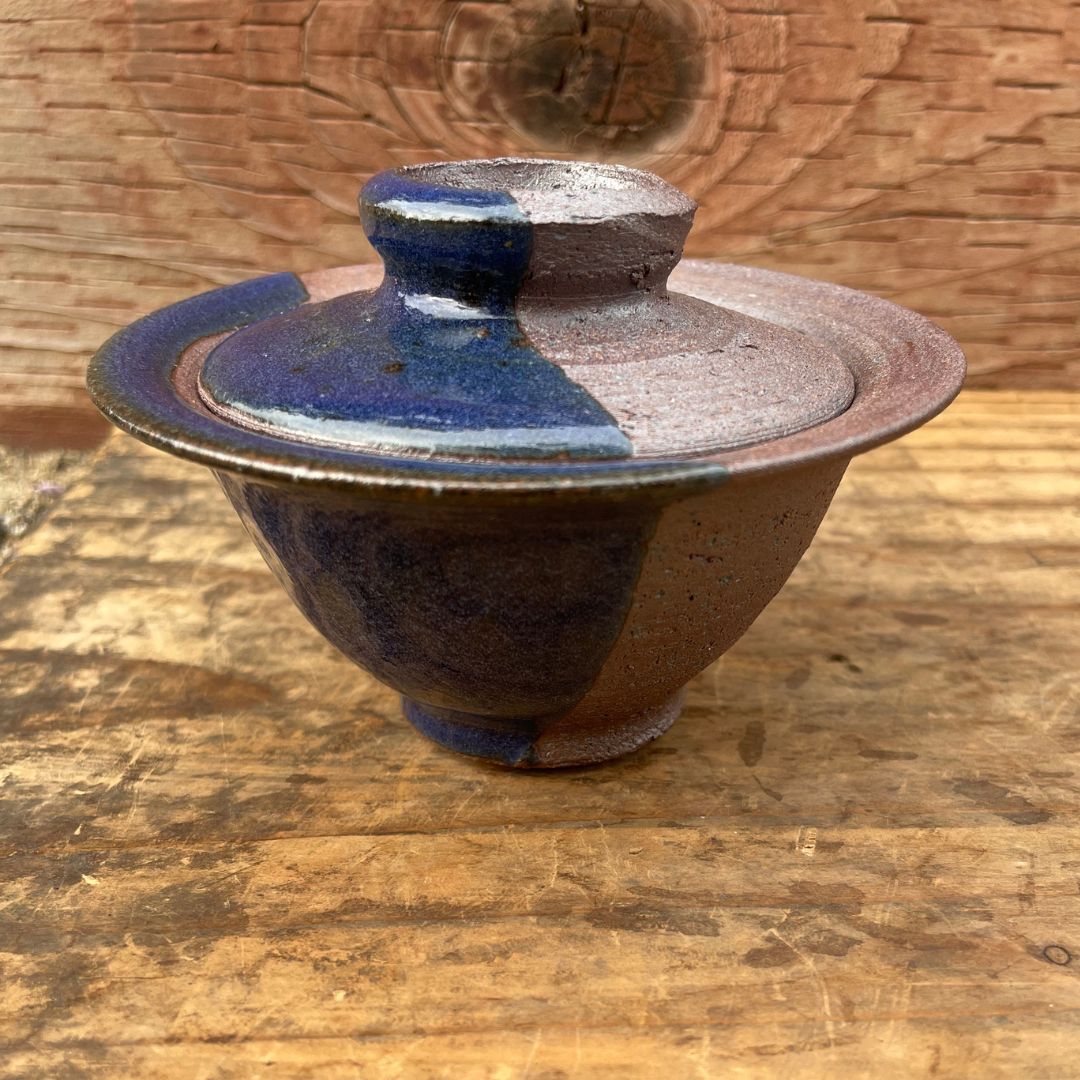 Cookie-Dipped Gaiwan—Blue, 115ml