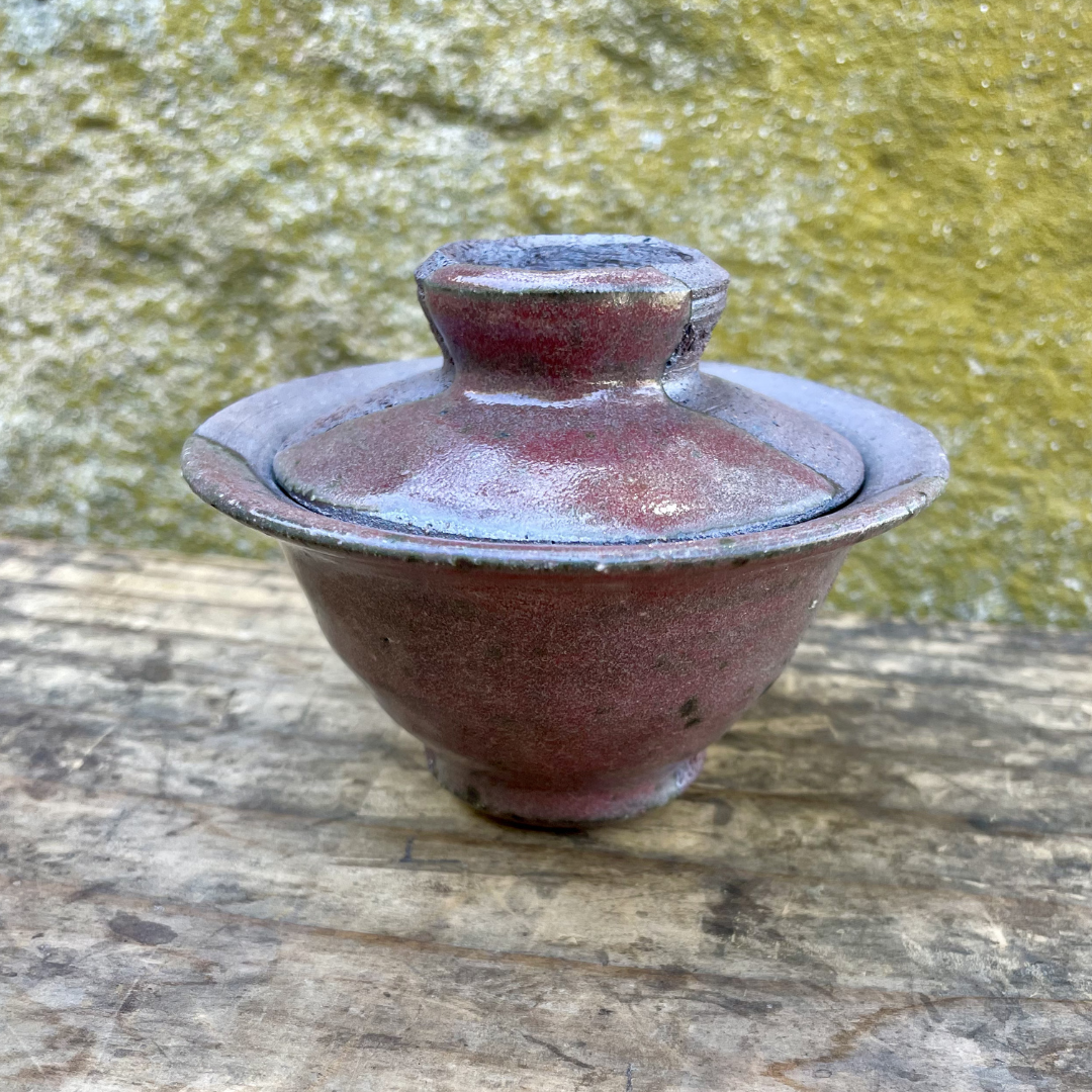 Cookie-Dipped Gaiwan—Red, 80ml