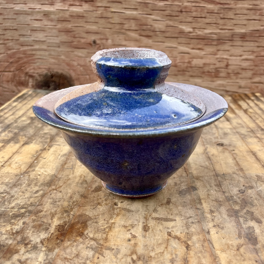 Cookie-Dipped Gaiwan—Blue, 105ml
