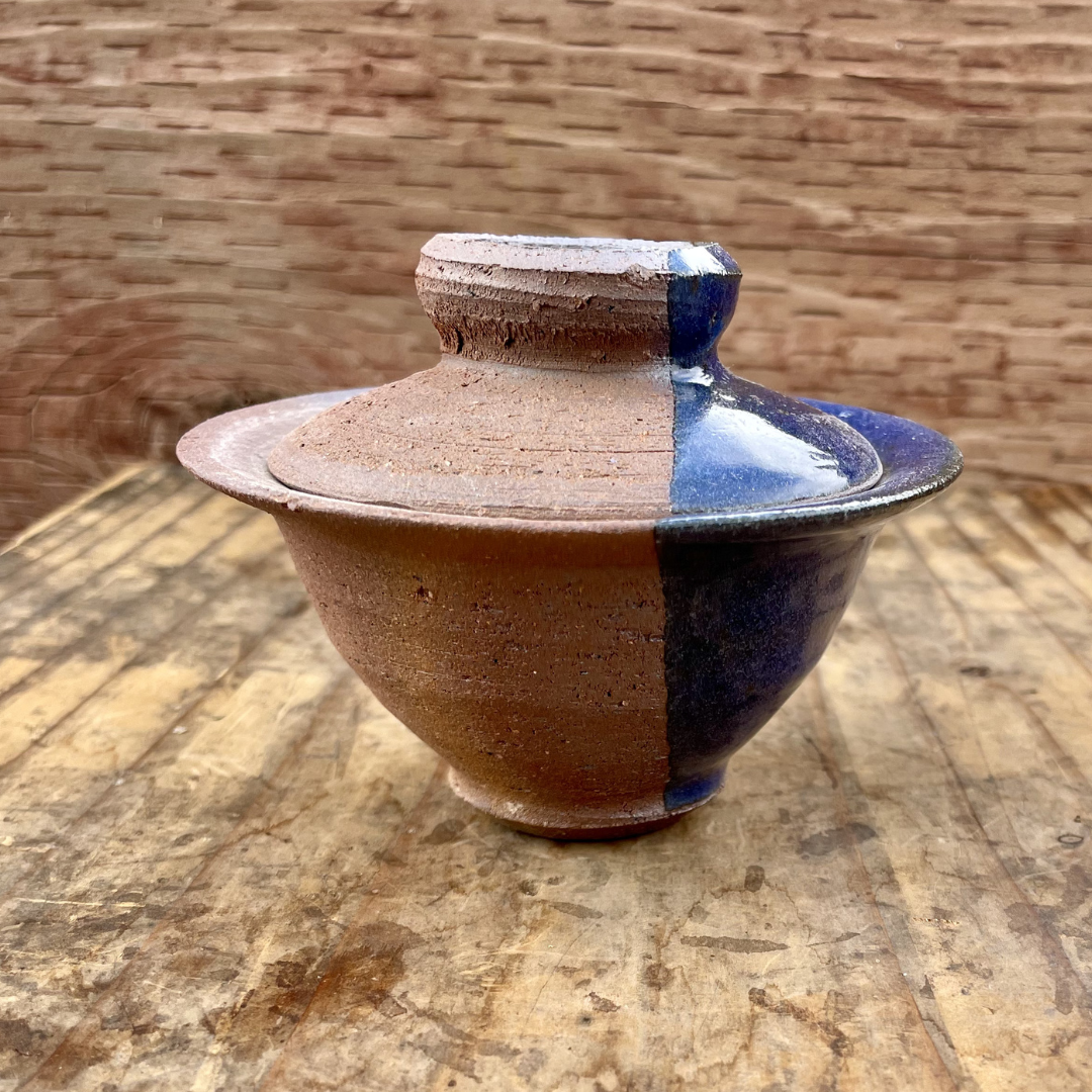 Cookie-Dipped Gaiwan—Blue, 105ml