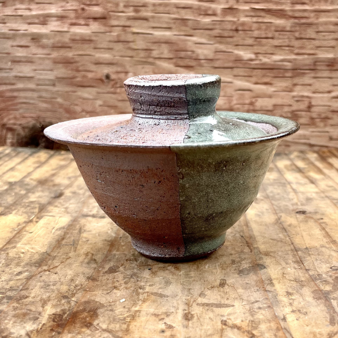 Cookie-Dipped Gaiwan—Ocean Green, 87ml