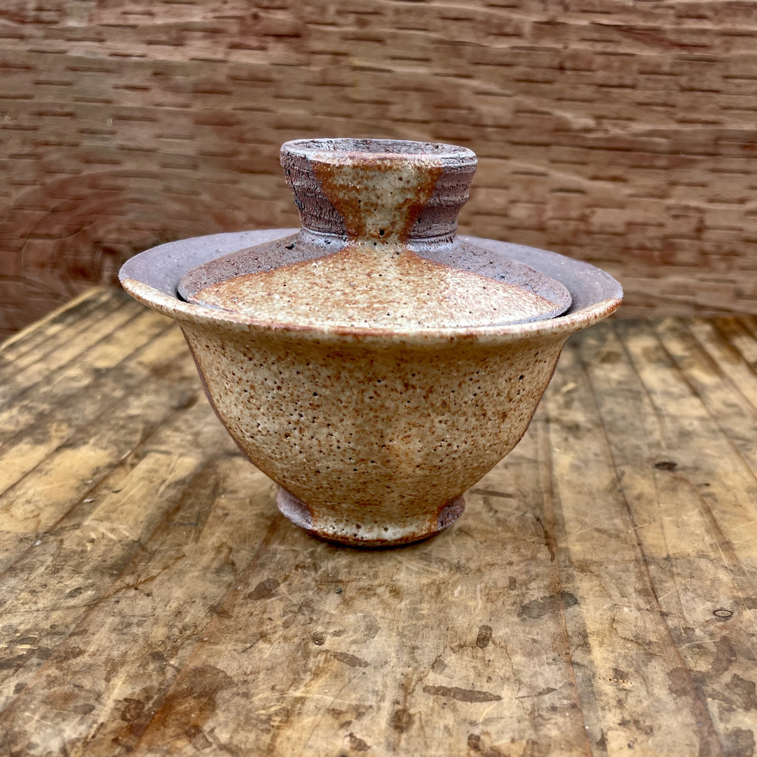 Cookie-Dipped Gaiwan—Sandstone, 115ml
